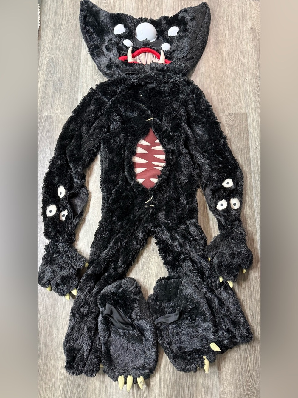 Spirit Halloween Killy Willy Jumpsuit Costume Poppy Cosplay Kids XL Size 14-16